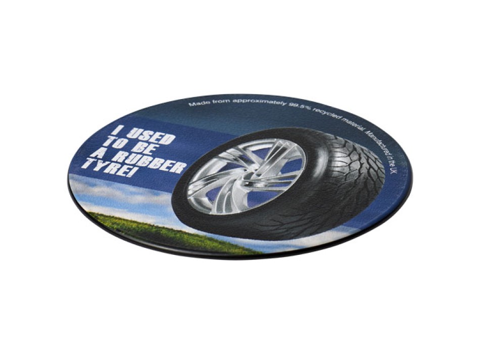 Sottobicchiere rotondo in gomma Brite-Mat® FullGadgets.com