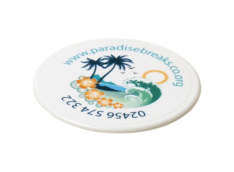 Sottobicchiere rotondo in plastica Renzo FullGadgets.com