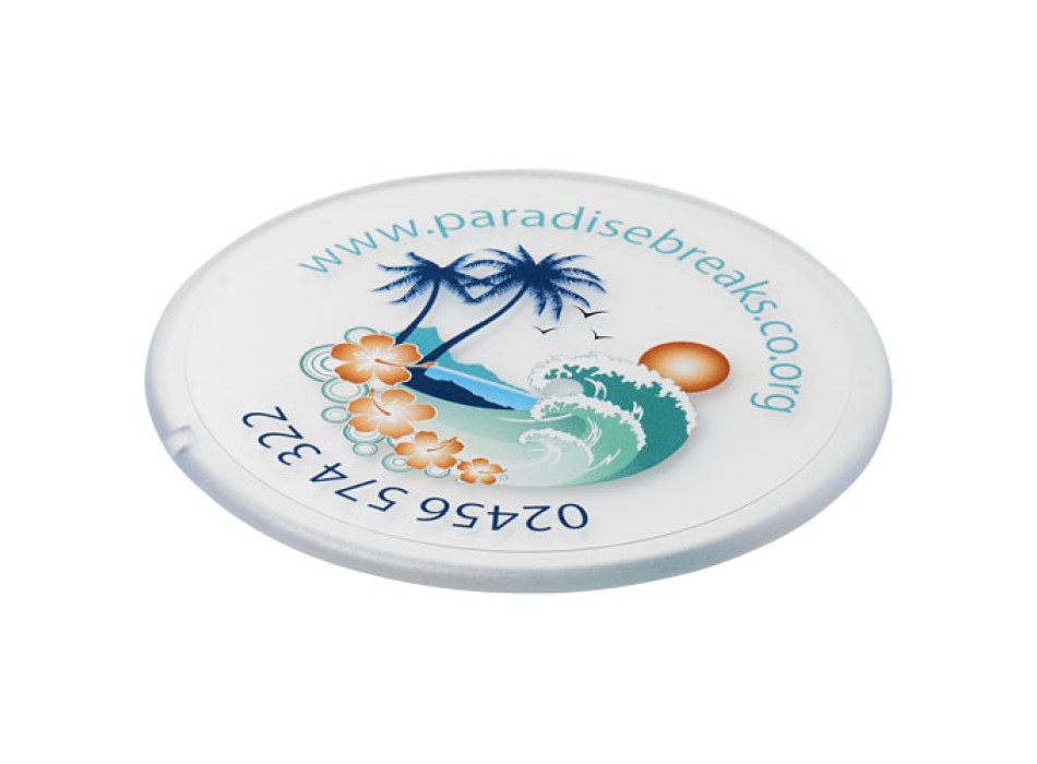 Sottobicchiere rotondo in plastica Renzo FullGadgets.com