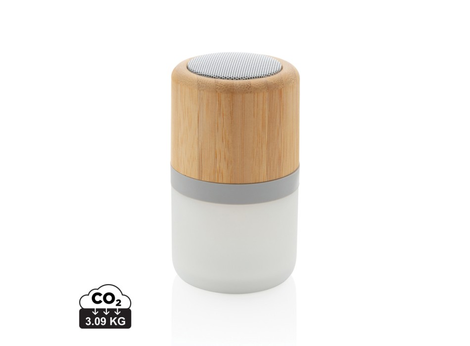 Speaker 3W in bambù con luce FullGadgets.com
