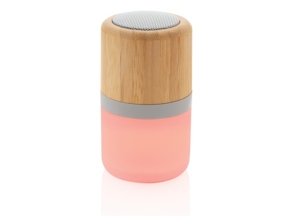 Speaker 3W in bambù con luce FullGadgets.com