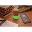 Speaker 3W in bambù con luce FullGadgets.com