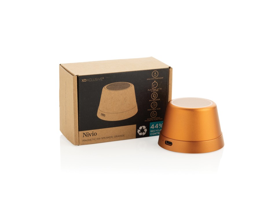 Speaker 5W magnetico Nivio in rAlluminio RCS FullGadgets.com