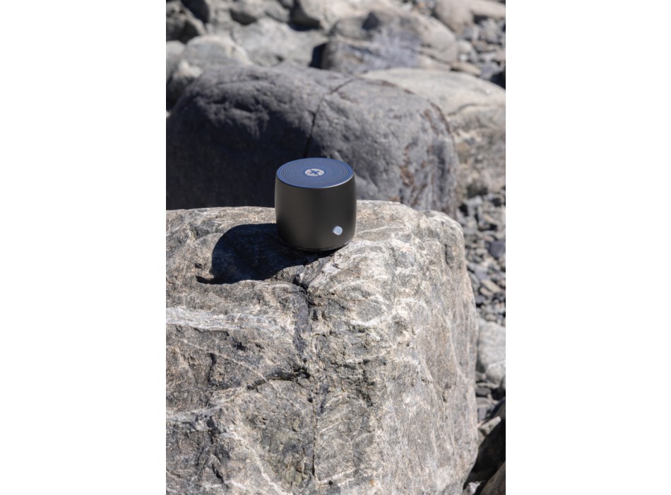 Speaker bass Swiss Peak da 3W in alluminio riciclato RCS FullGadgets.com