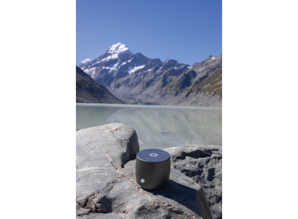 Speaker bass Swiss Peak da 3W in alluminio riciclato RCS FullGadgets.com