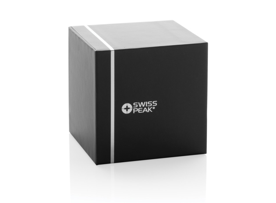 Speaker bass Swiss Peak da 3W in alluminio riciclato RCS FullGadgets.com