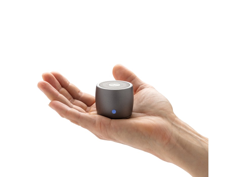 Speaker bass Swiss Peak da 3W in alluminio riciclato RCS FullGadgets.com