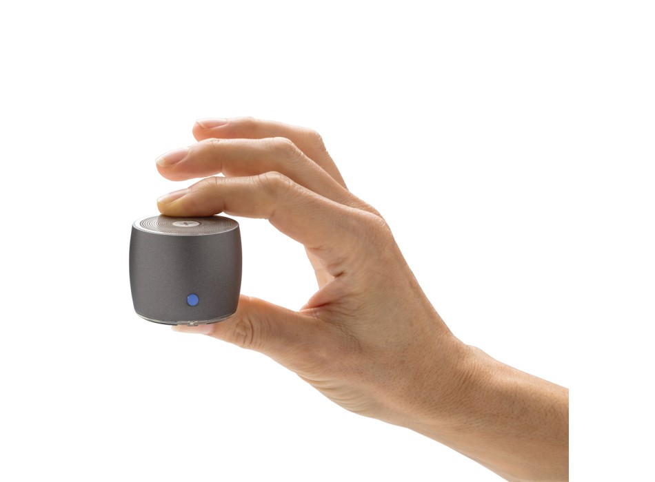 Speaker bass Swiss Peak da 3W in alluminio riciclato RCS FullGadgets.com