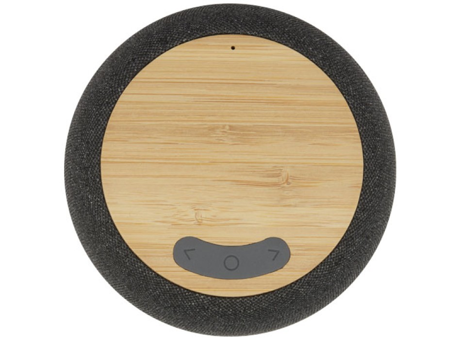 Speaker Bluetooth® con stazione di ricarica wireless in bambù/PET riciclato Ecofiber FullGadgets.com