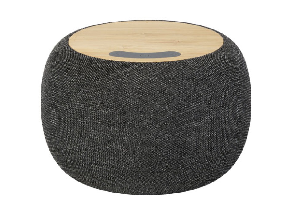 Speaker Bluetooth® con stazione di ricarica wireless in bambù/PET riciclato Ecofiber FullGadgets.com