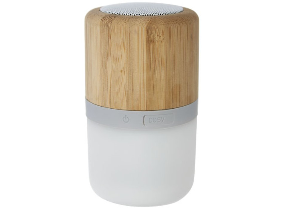 Speaker Bluetooth® in bambù Aurea con luce  FullGadgets.com