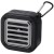 Speaker Bluetooth® IPX5 a ricarica solare in plastica riciclata RCS da 3 W con moschettone Solo 