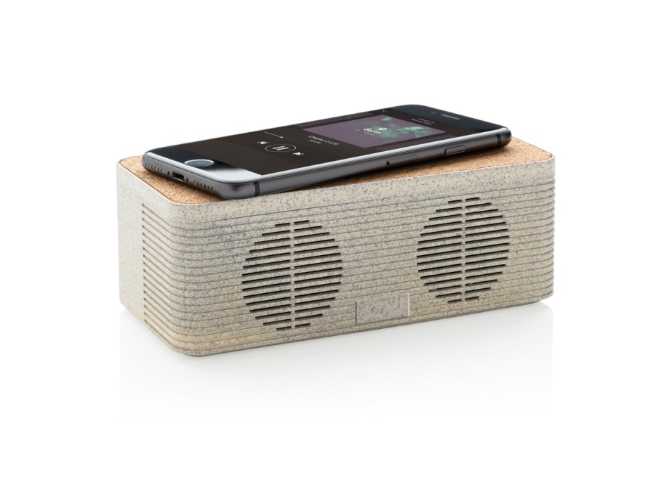 Speaker e caricatore wireless in fibra di grano FullGadgets.com