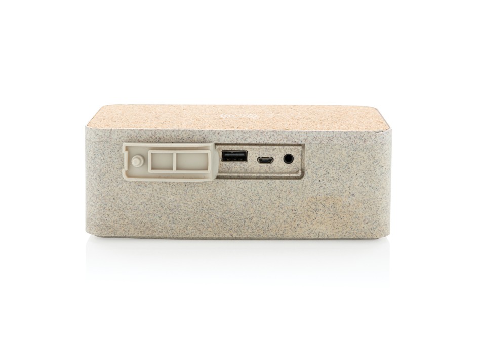 Speaker e caricatore wireless in fibra di grano FullGadgets.com