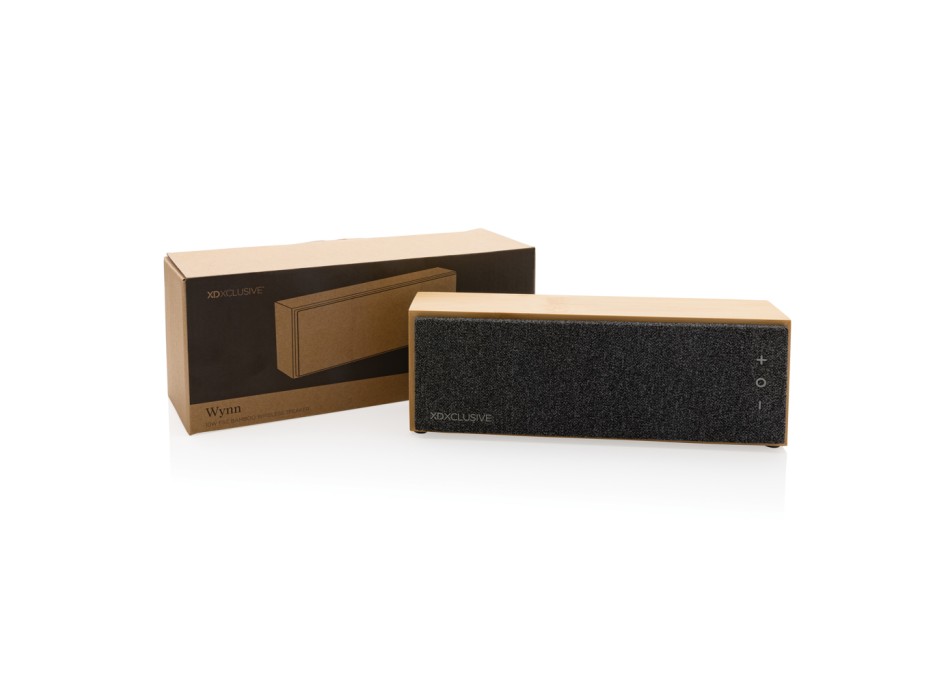 Speaker wireless 10W Wynn in bambù FullGadgets.com