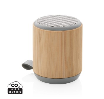 Speaker wireless 3W in bambù e tessuto FullGadgets.com