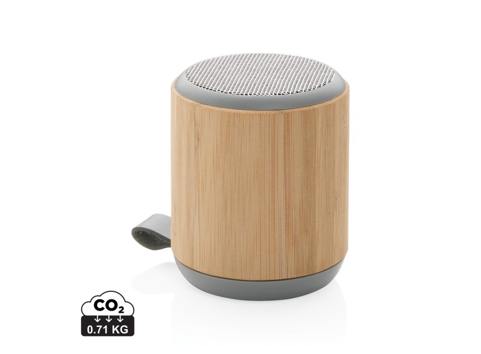Speaker wireless 3W in bambù e tessuto FullGadgets.com