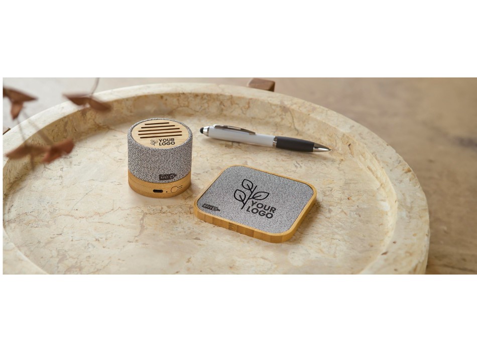 Speaker wireless 5.0 in bambù Cory FullGadgets.com