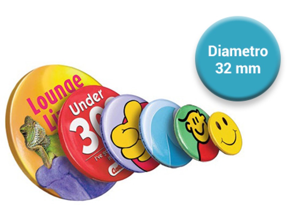 Spille personalizzate 32 mm FullGadgets.com