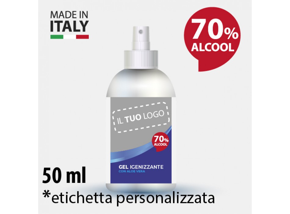 Spray igienizzante mani 50ml 70% alcool FullGadgets.com