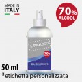 Spray Igienizzante Mani 50Ml 70% Alcool Personalizzabile