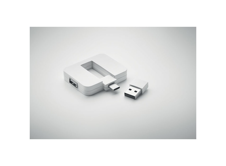 SQUARE-C - Hub USB a 4 porte FullGadgets.com