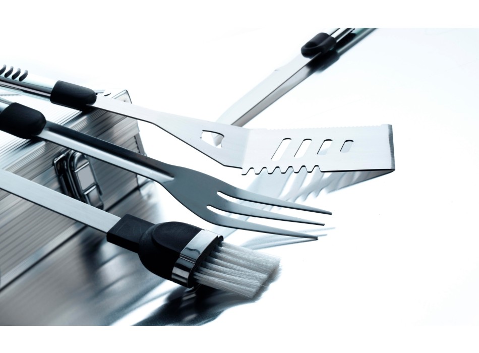 Stainless steel barbecue set Dawn FullGadgets.com