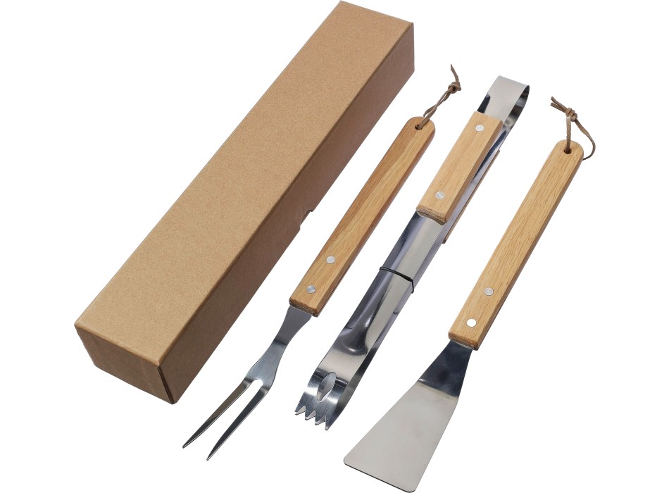 Stainless steel barbecue set Kaitlyn FullGadgets.com