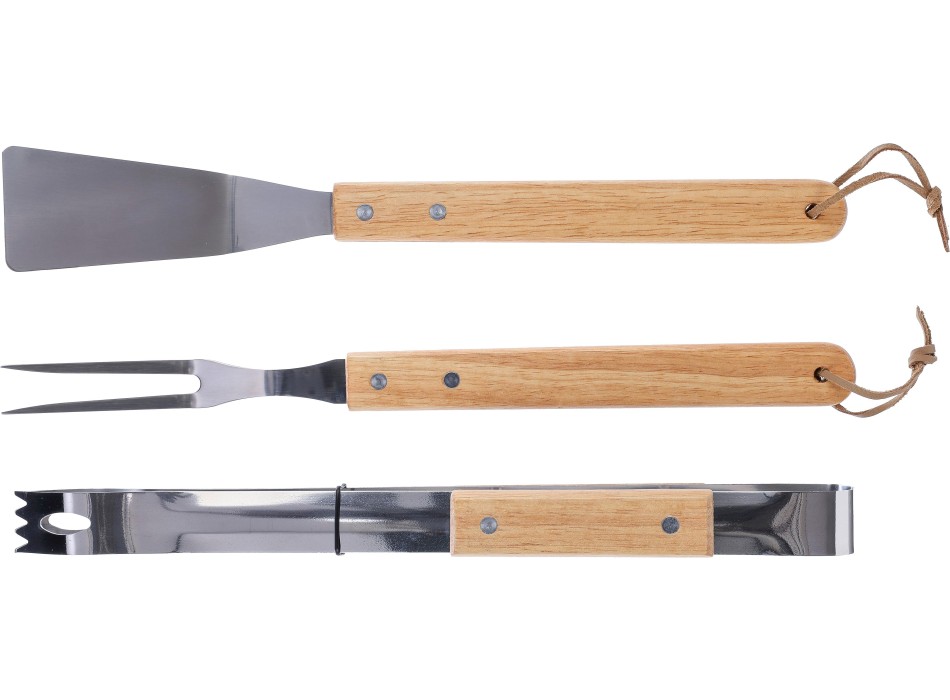 Stainless steel barbecue set Kaitlyn FullGadgets.com