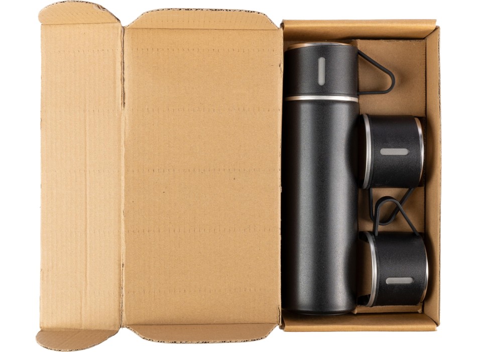 Stainless steel double walled bottle set (420 ml) Herbert FullGadgets.com