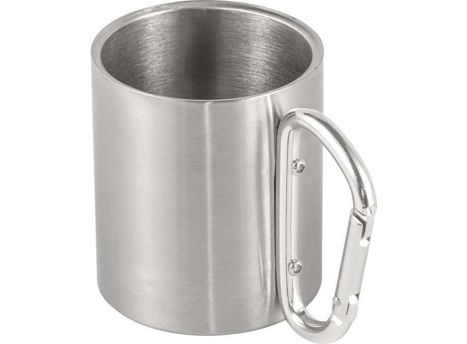 Stainless steel double walled mug Nella FullGadgets.com