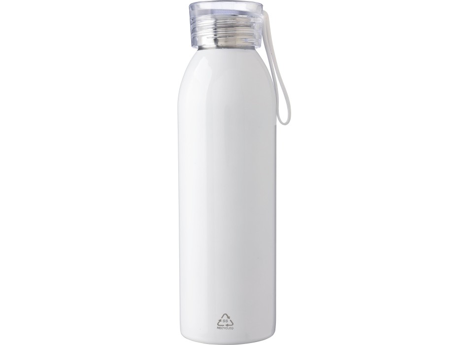 Stainless steel single-walled drinking bottle 650 ml Cindy FullGadgets.com