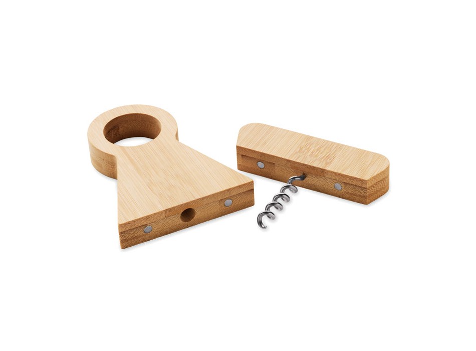STANDTURN - Portabottiglie in bamboo FullGadgets.com