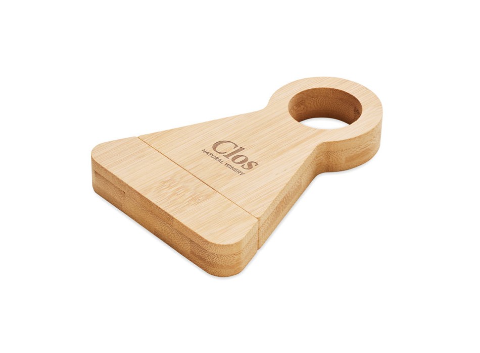 STANDTURN - Portabottiglie in bamboo FullGadgets.com