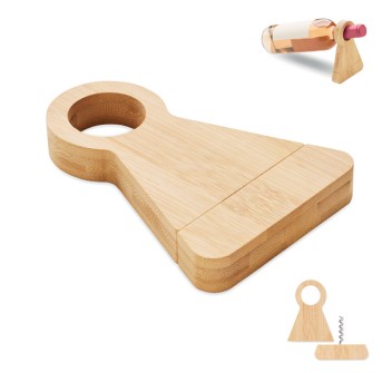 STANDTURN - Portabottiglie in bamboo FullGadgets.com
