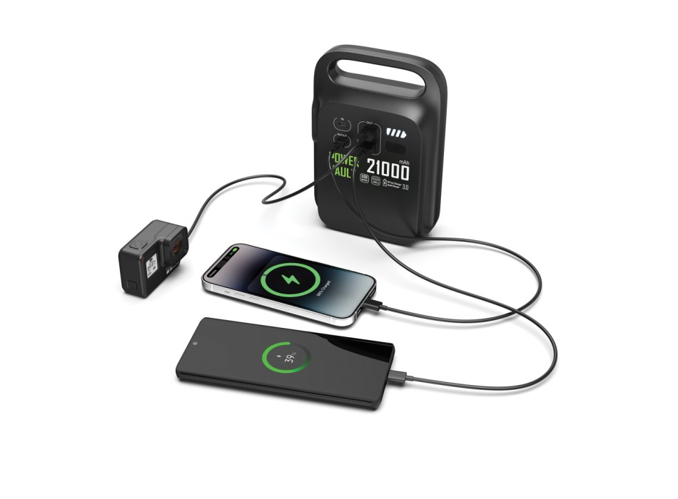 Stazione di ricarica 21000mAh Power Vault in rPlastica RCS FullGadgets.com