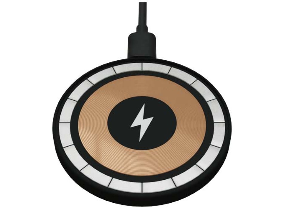 Stazione di ricarica in alluminio riciclato extra sottile da 15 W SCX.design W37 FullGadgets.com