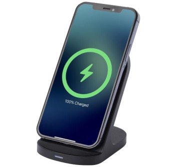 Stazione di ricarica in plastica riciclata RCS a doppia bobina da 15 W Loop FullGadgets.com