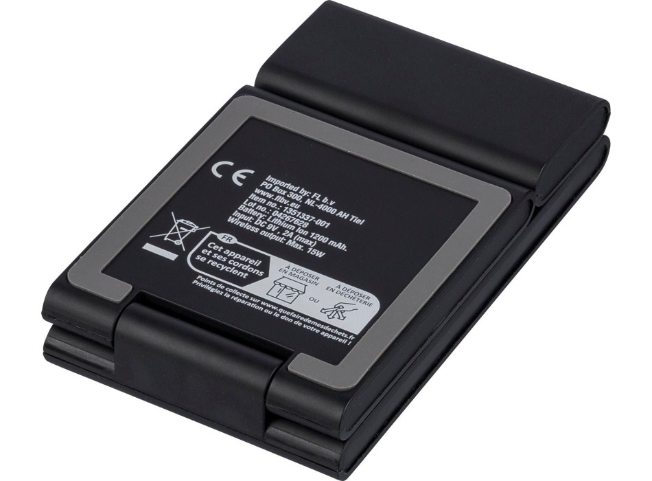 Stazione di ricarica wireless 3-in-1 in ABS riciclato Valerio FullGadgets.com