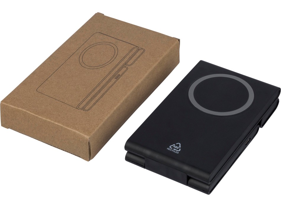 Stazione di ricarica wireless 3-in-1 in ABS riciclato Valerio FullGadgets.com