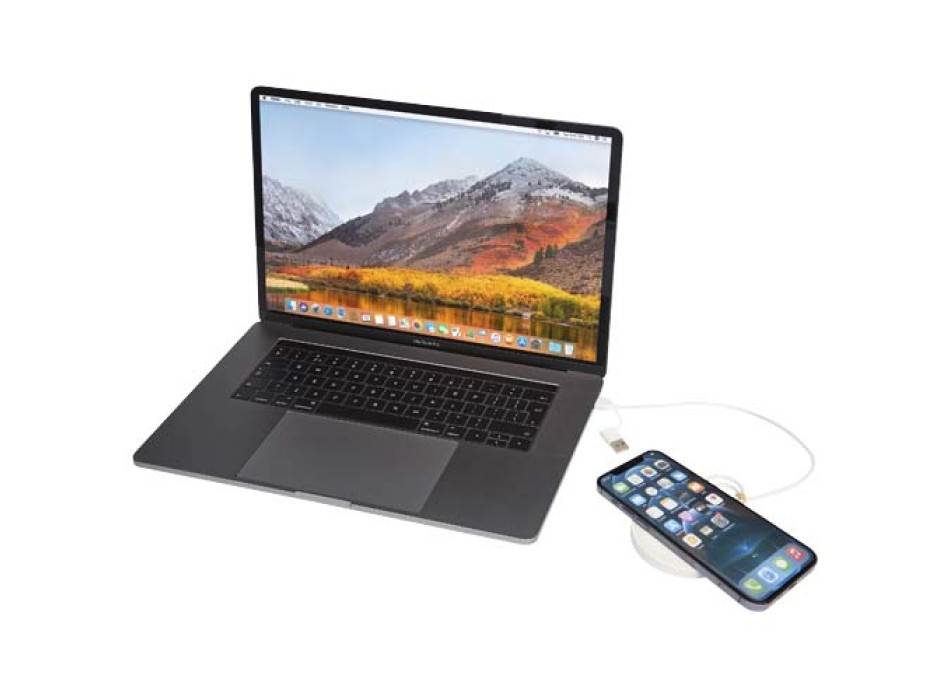 Stazione di ricarica wireless in plastica riciclata da 15 W Freal FullGadgets.com