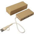 Stazione Hub con quattro porte USB  in alluminio e carta riciclata Paulo FullGadgets.com