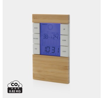 Stazione meteo in plastica RCS e bambù Utah FullGadgets.com