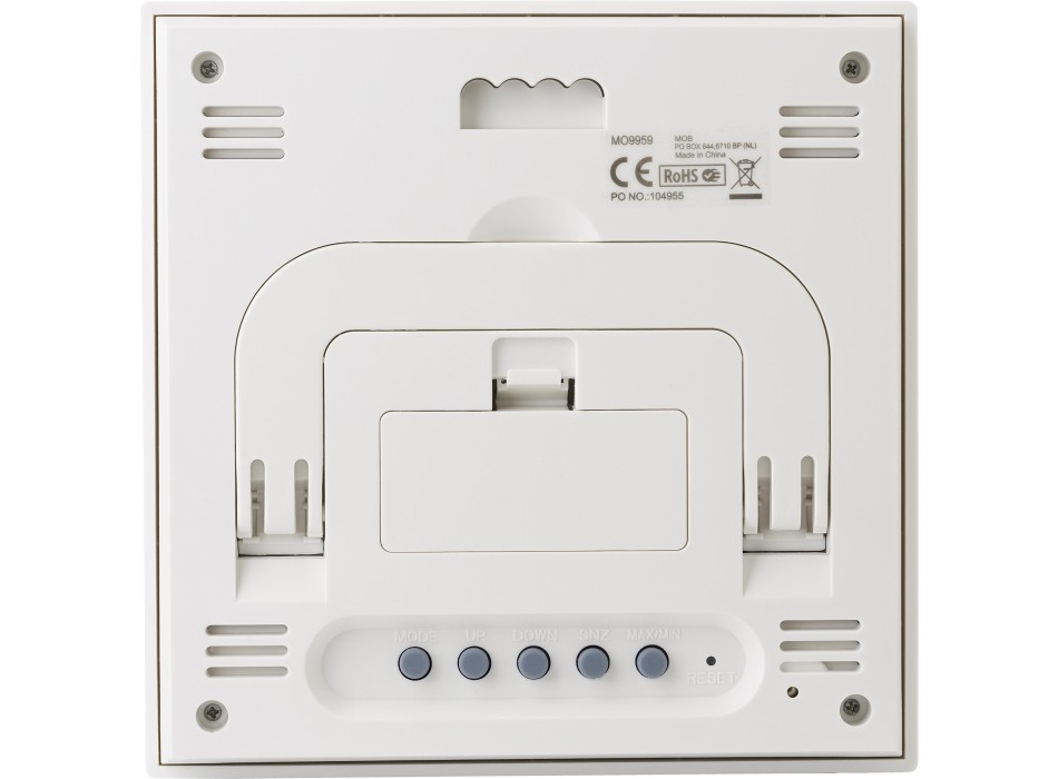 Stazione meteorologica in bamboo, ABS e vetro Lia FullGadgets.com