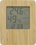 Stazione Meteorologica In Bamboo E Abs Personalizzabile