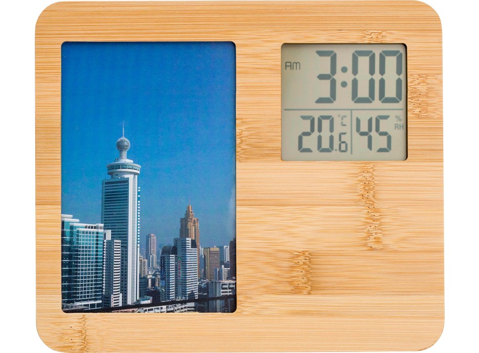 Stazione meteorologica in bambù Colton FullGadgets.com