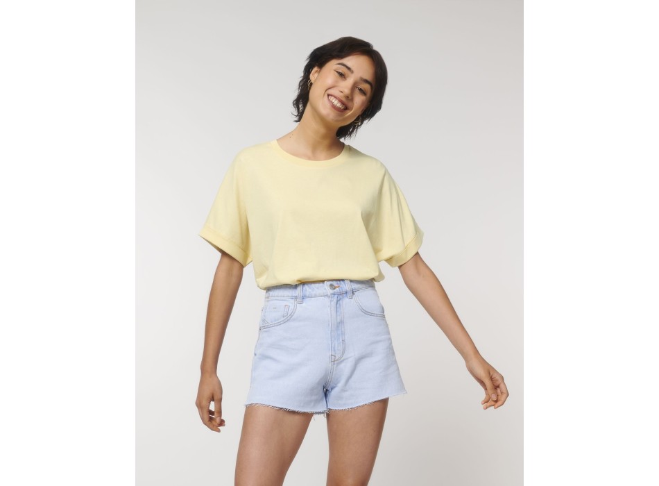 Stella Collider - T-shirt da donna con manica arrotolata FullGadgets.com