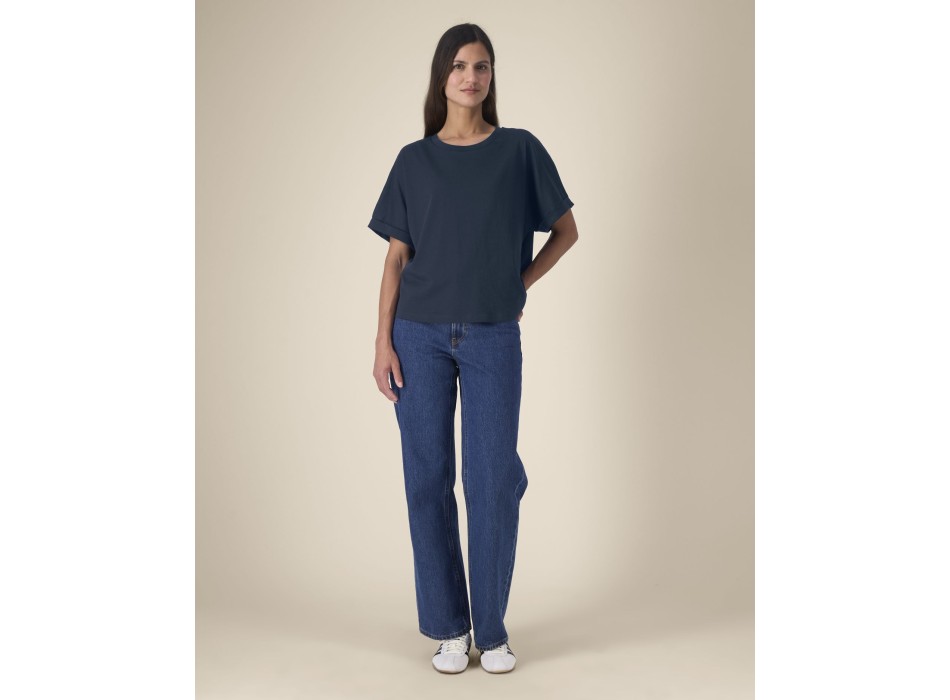 Stella Collider - T-shirt da donna con manica arrotolata FullGadgets.com