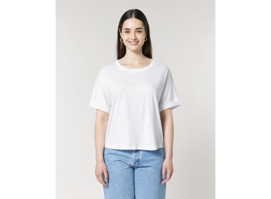 Stella Collider - T-shirt da donna con manica arrotolata FullGadgets.com