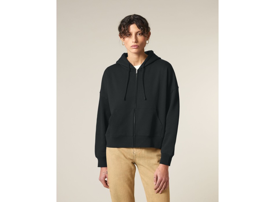 Stella Ida - La felpa con cappuccio e zip a tutta lunghezza da donna FullGadgets.com